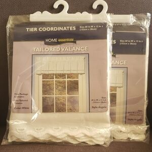 Home Essentials Angela White Valance